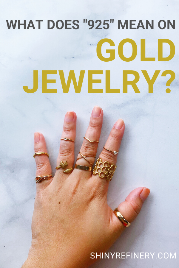  925 sobre joies d'or: què significa?