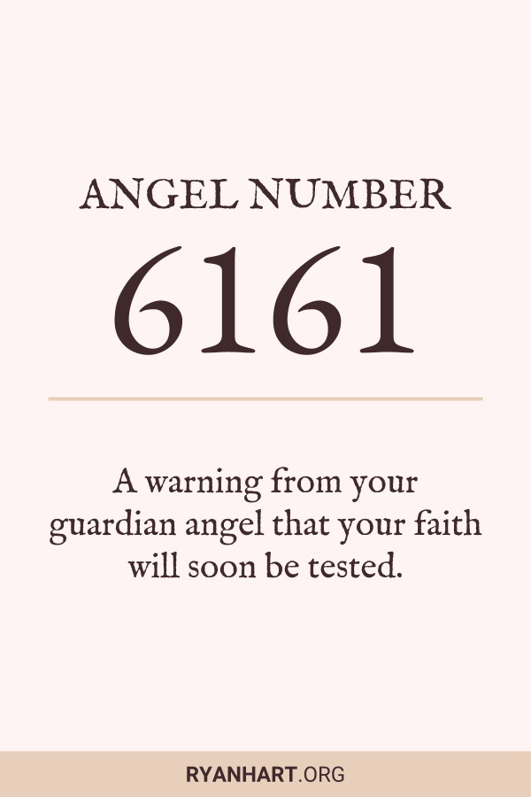  3 spēcīgas eņģeļu skaita 6161 nozīmes