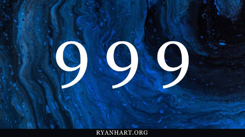  999 Anĝela Nombro Signifo kaj Spirita Signifo