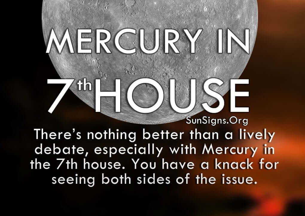  Merkur u 7. kući Osobine ličnosti