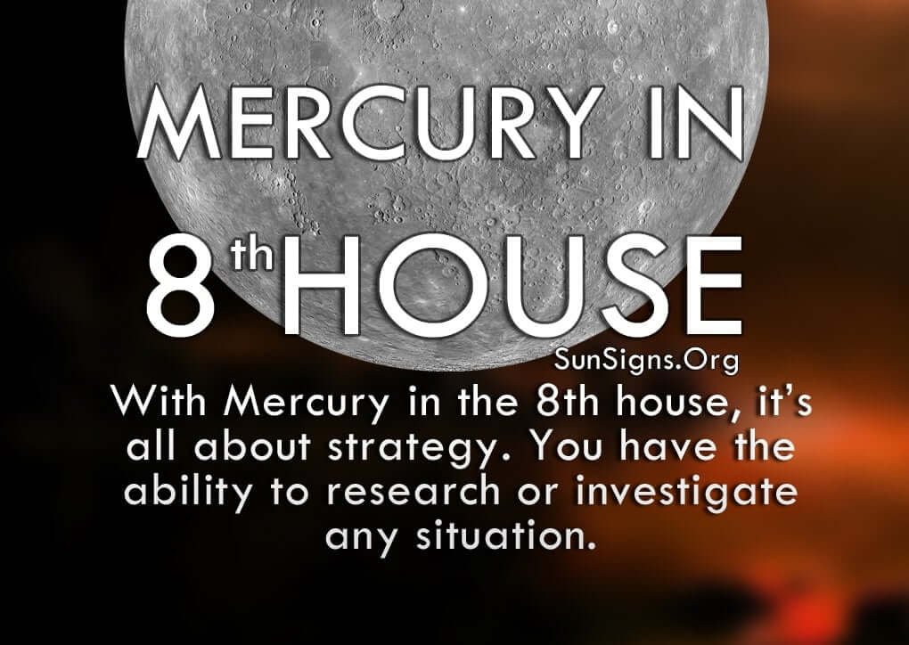  Mercure en 8e maison Traits de personnalité