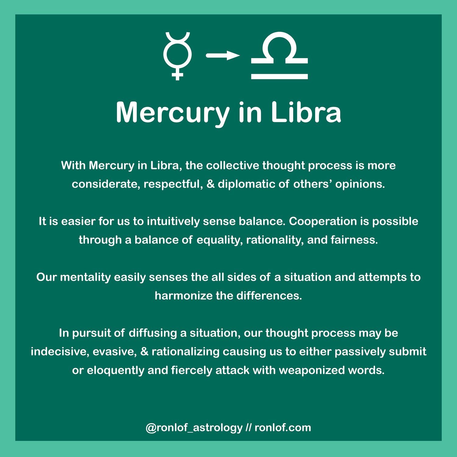  Меркур во Вага Значењето и карактеристиките на личноста