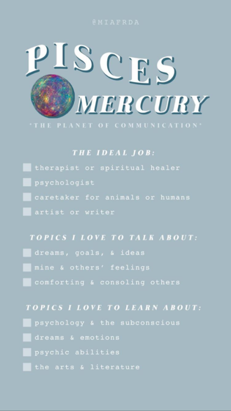  Merkuuri tähendus Kalades ja isiksuseomadused
