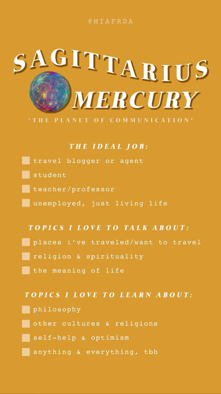  Znaczenie i cechy osobowości Merkurego w Strzelcu