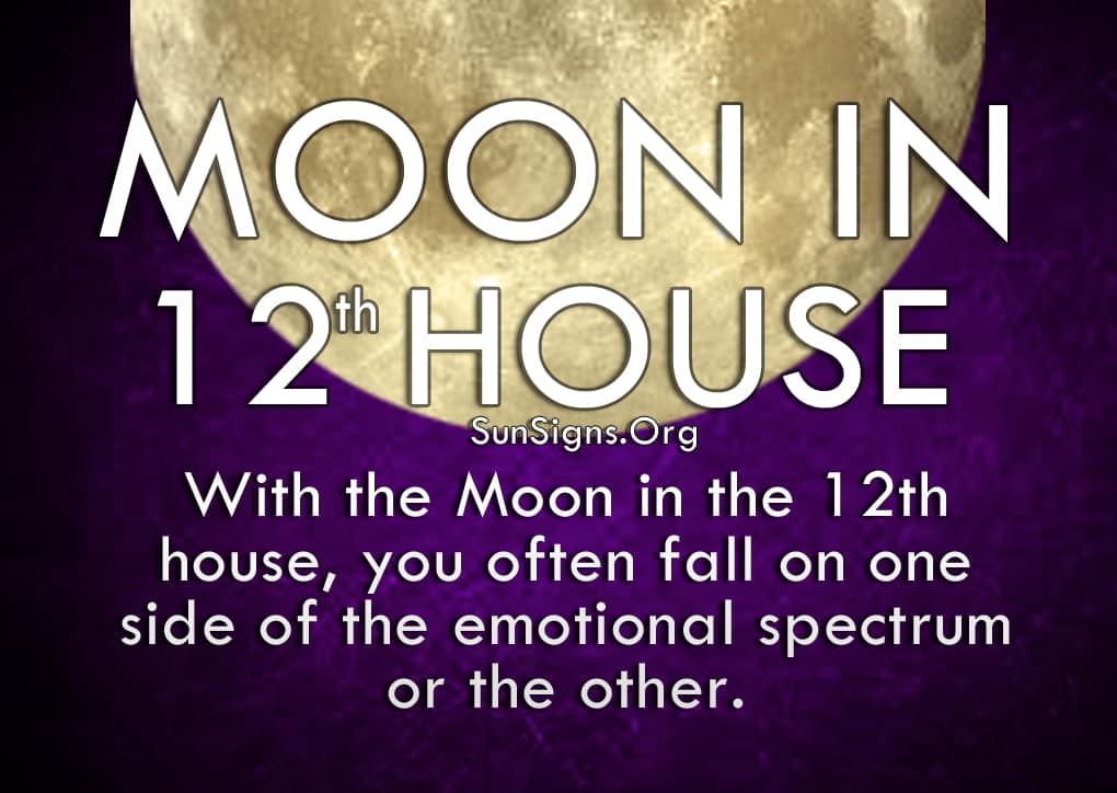  Luna în Casa a 12-a Trăsături de personalitate