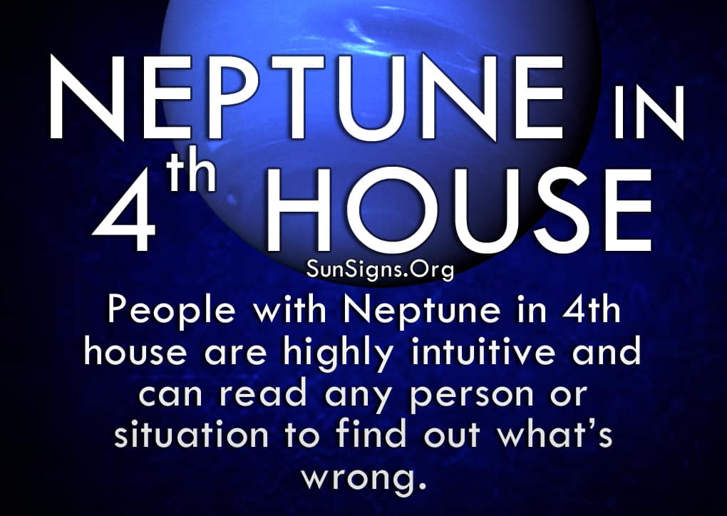  Neptune នៅក្នុងលក្ខណៈបុគ្គលិកលក្ខណៈផ្ទះទី 4