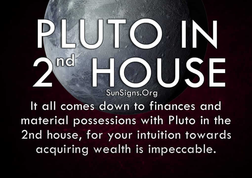  2nd House Personality တွင် Pluto