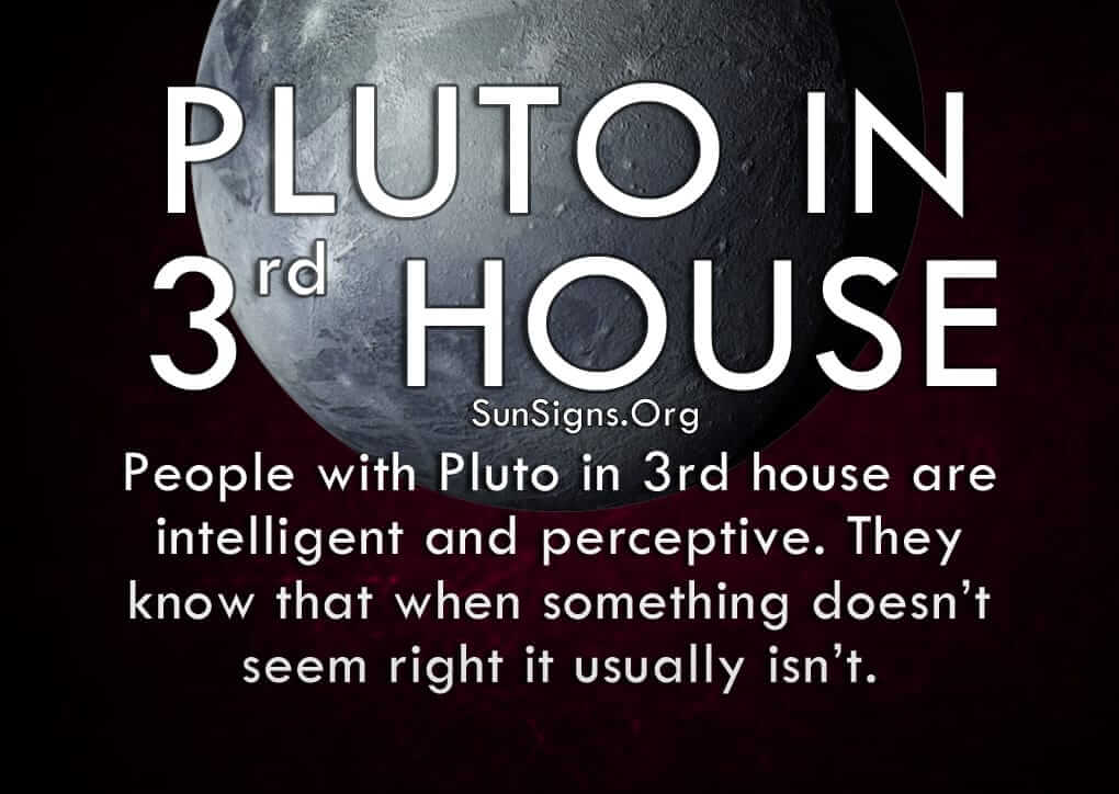  Pluto ve 3. domě Osobnostní rysy