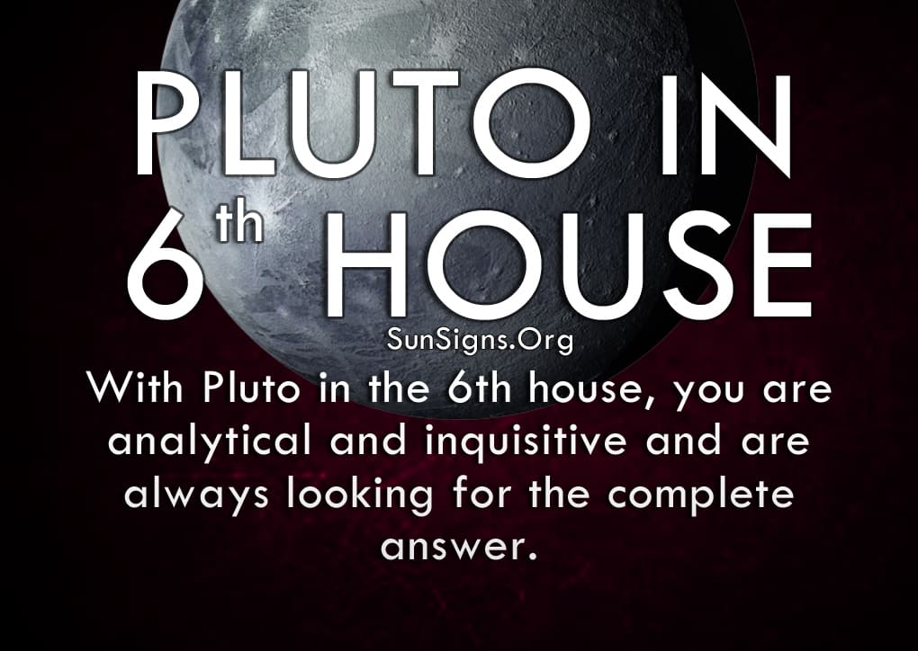  第6ハウスの冥王星 性格