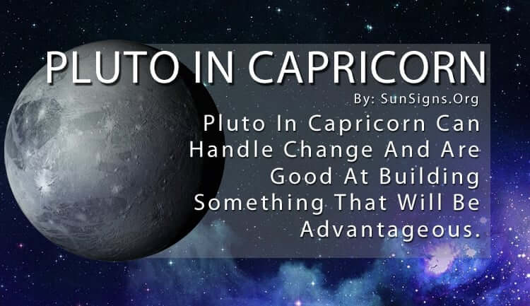  Pluton Capricornioko esanahia eta nortasun ezaugarriak