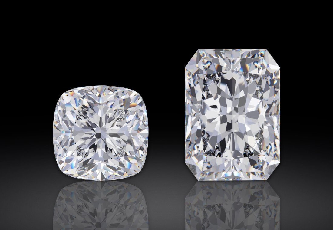  Radiant Cut vs Cushion Cut Diamonds. Ո՞րն է տարբերությունը: