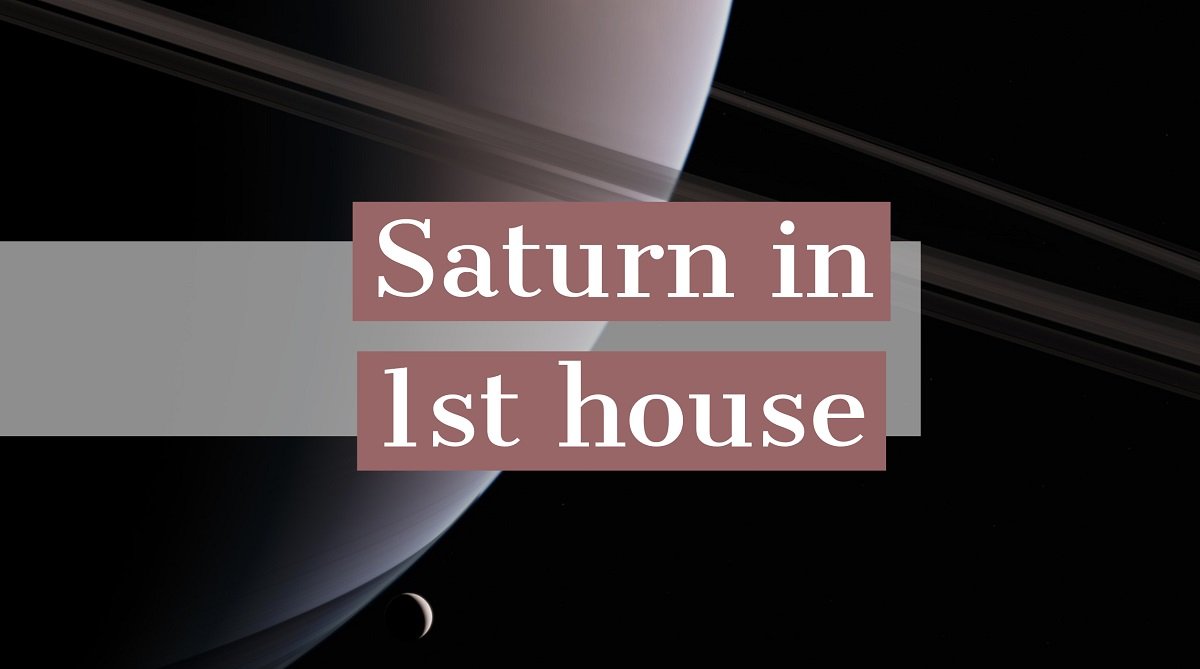  Saturn v 1. hiši Osebnostne lastnosti