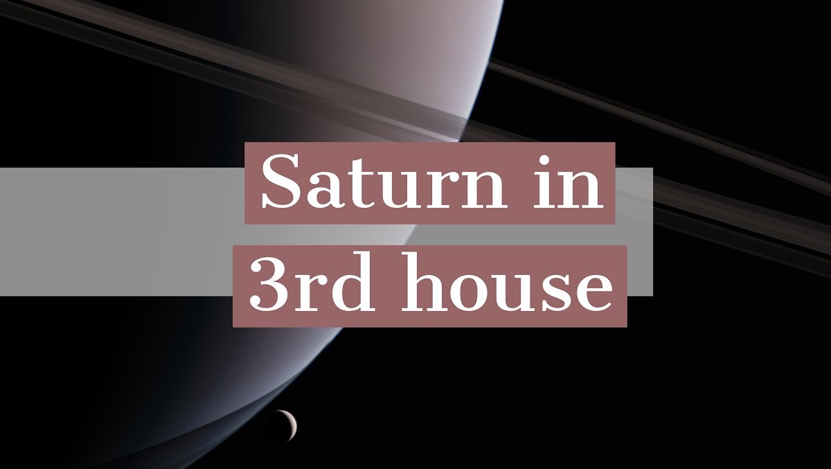  Saturnus yn 3rd House Persoanlike trekken