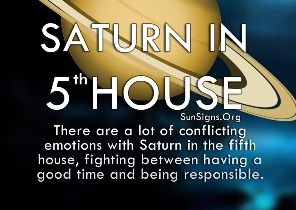  Saturne en 5ème maison Traits de personnalité
