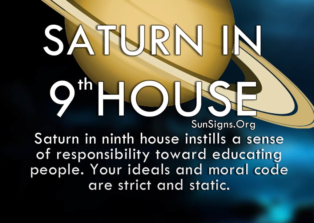  Trets de personalitat de Saturn a la 9a casa