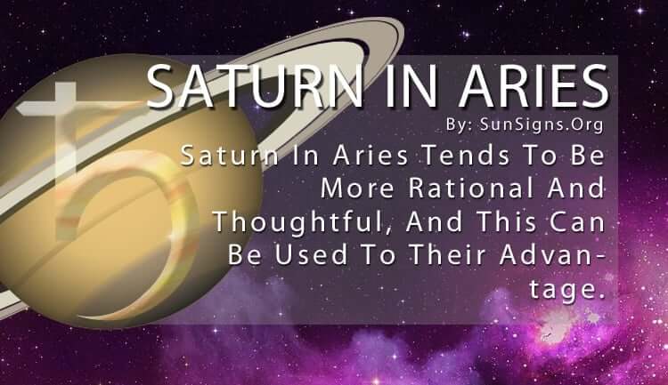  Saturn sa Kahulugan ng Aries at Mga Katangian ng Pagkatao