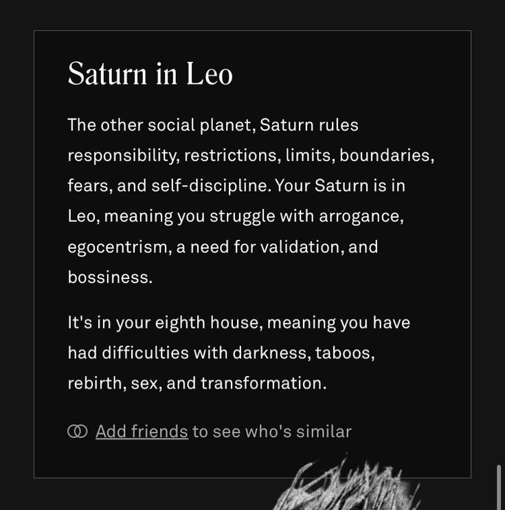  Saturn v znamení Leva Význam a osobnostné črty