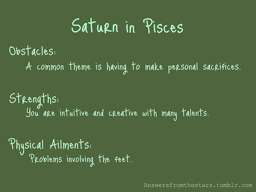  Сатурн у Рибах - значення та риси характеру