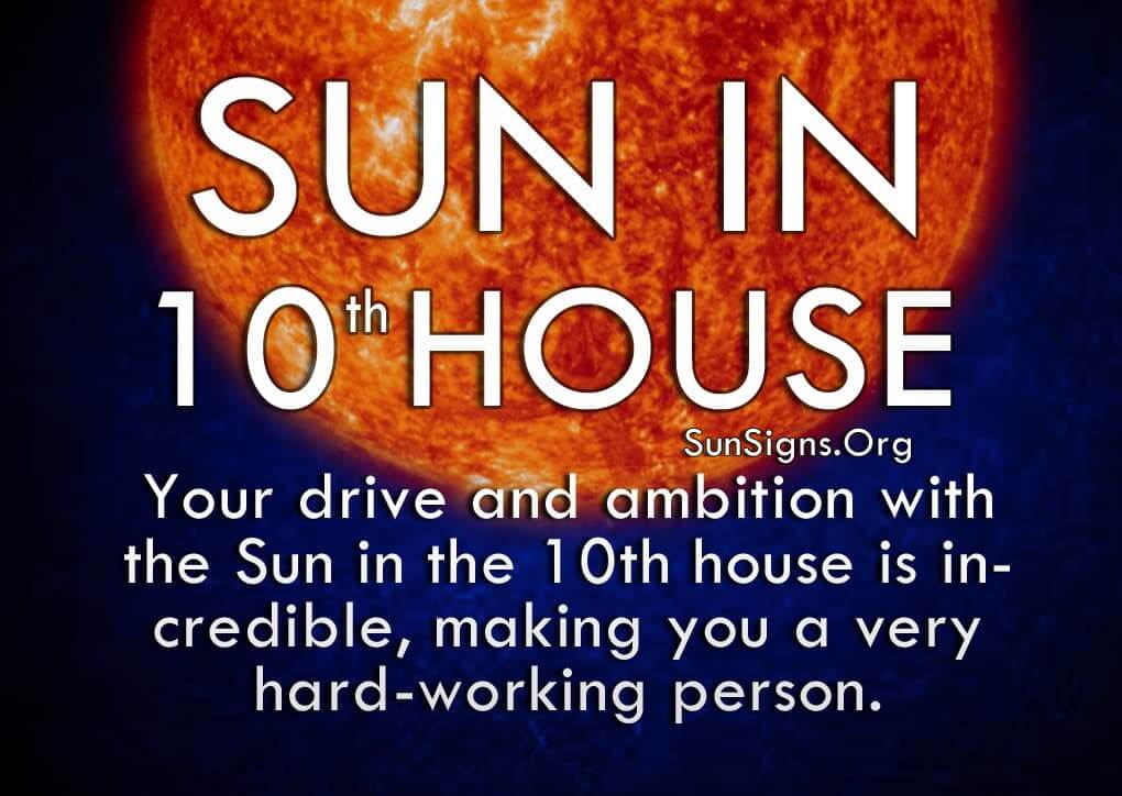  10મા ઘરમાં સૂર્યનો અર્થ