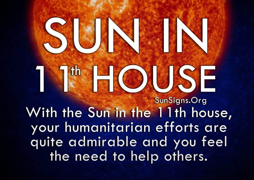  Значење на сонцето во 11-та куќа