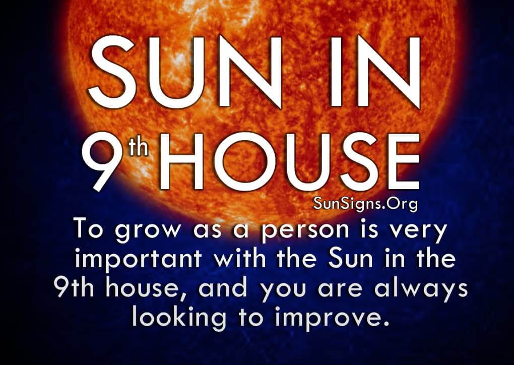  Sun in 9th House Merkitys
