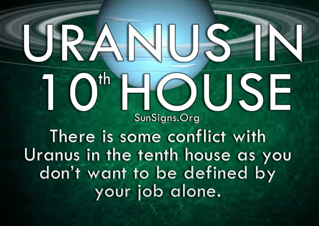  Uran u 10. kući Crte ličnosti