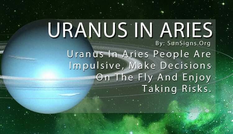  Urano en Aries Significado e trazos de personalidade