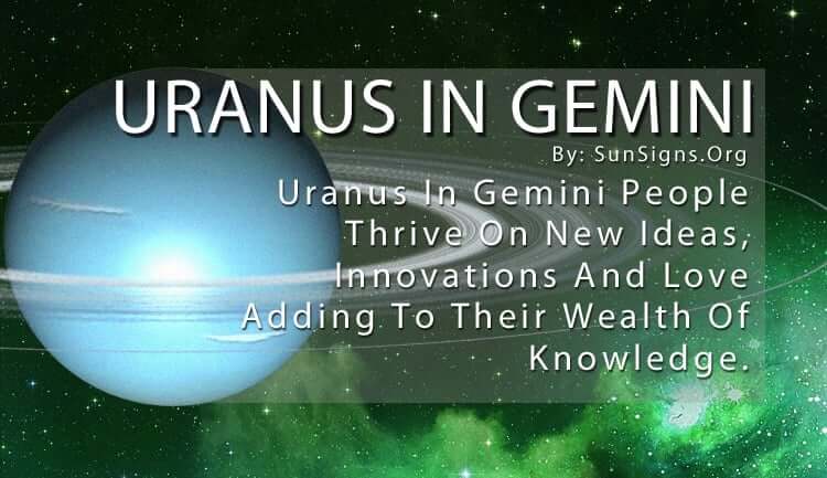  Uranus sa Kahulugan ng Gemini at Mga Katangian ng Pagkatao