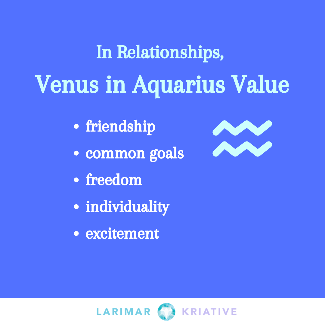  Venus នៅក្នុង Aquarius អត្ថន័យនិងលក្ខណៈបុគ្គលិកលក្ខណៈ