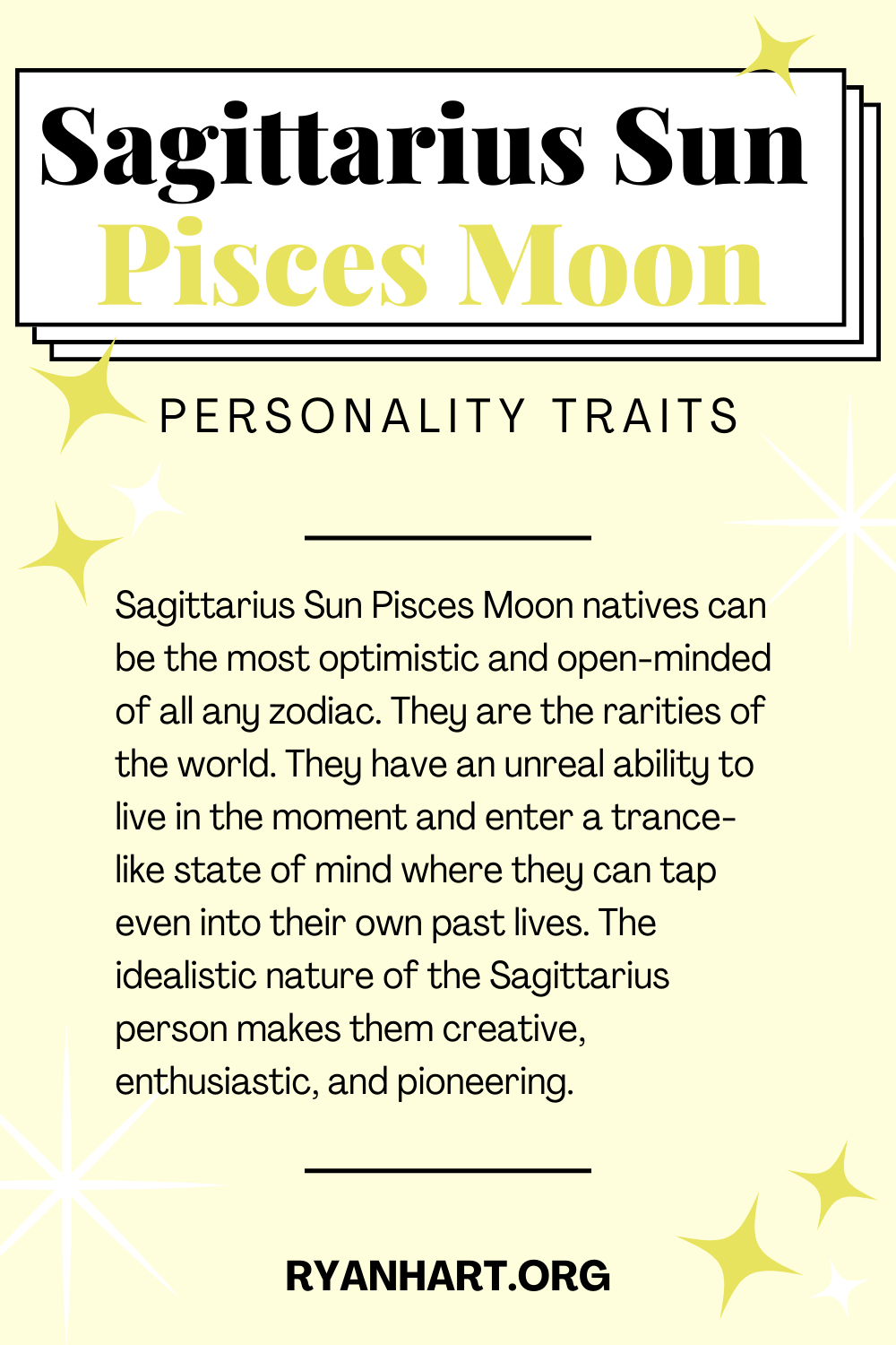  Sagittarius Sun Pisces Moon Taybetmendiyên Kesayetiyê