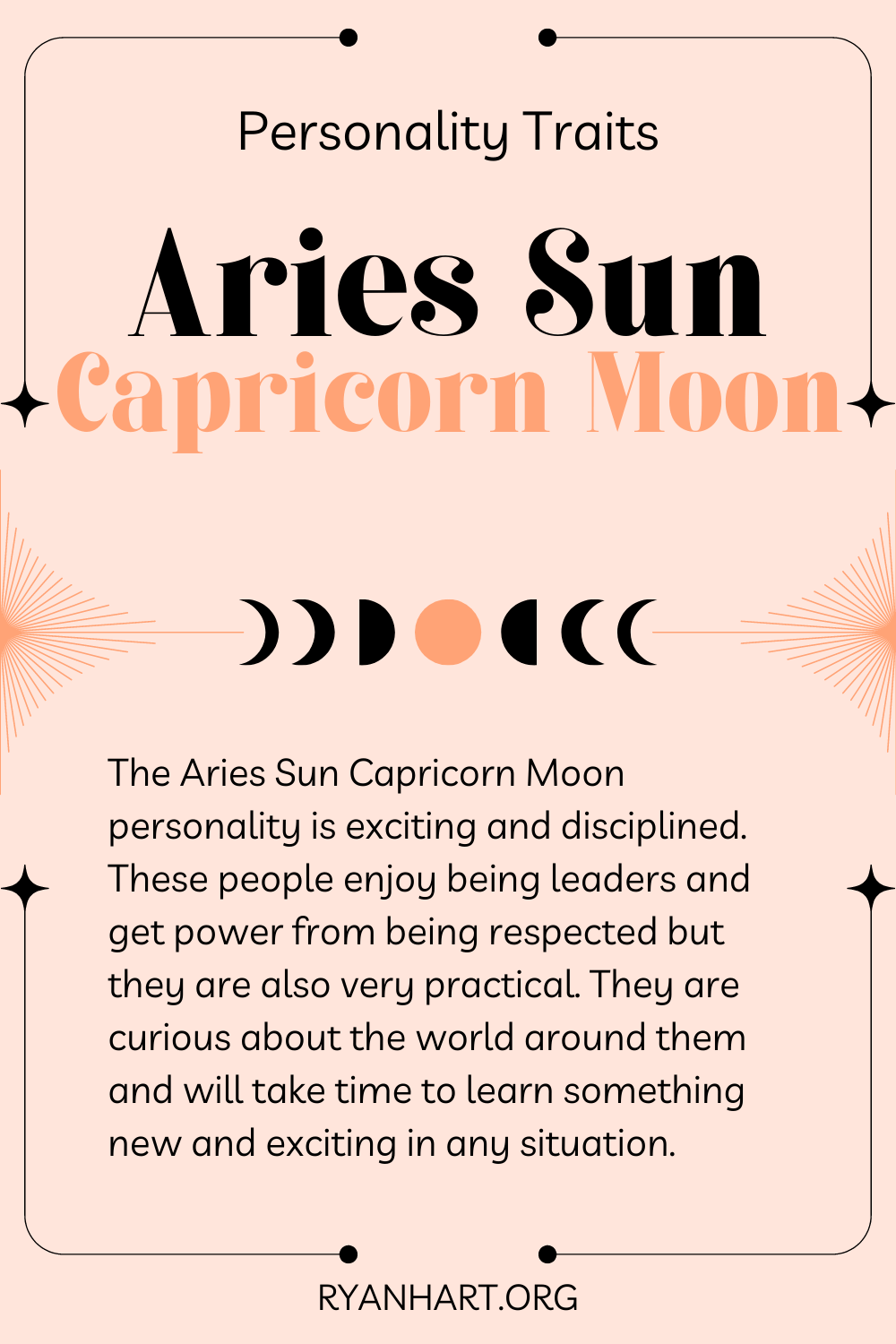  Mapacha Sun Capricorn Moon Personality Sifa