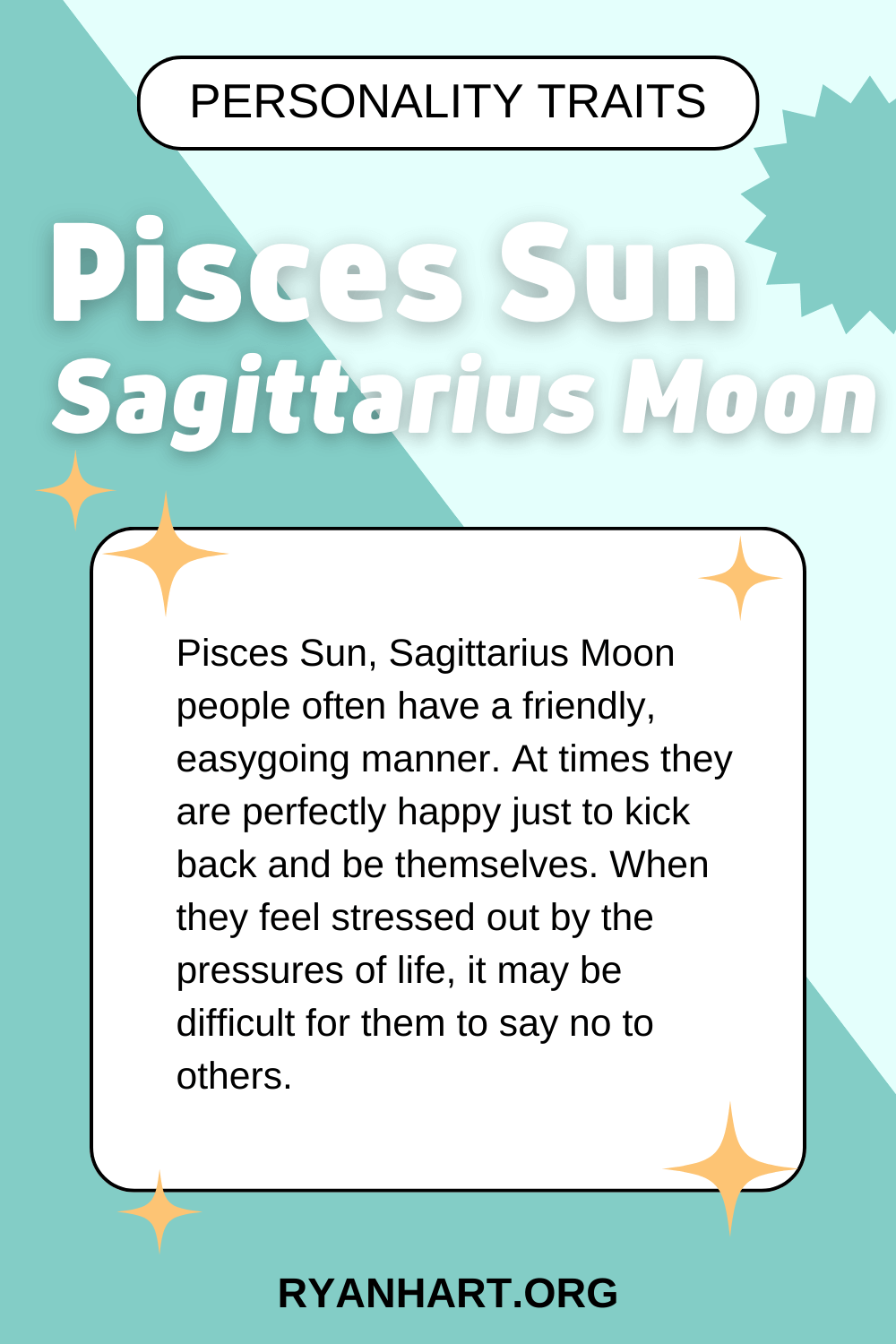  Pisces Sun Sagittarius Moon លក្ខណៈបុគ្គលិកលក្ខណៈ