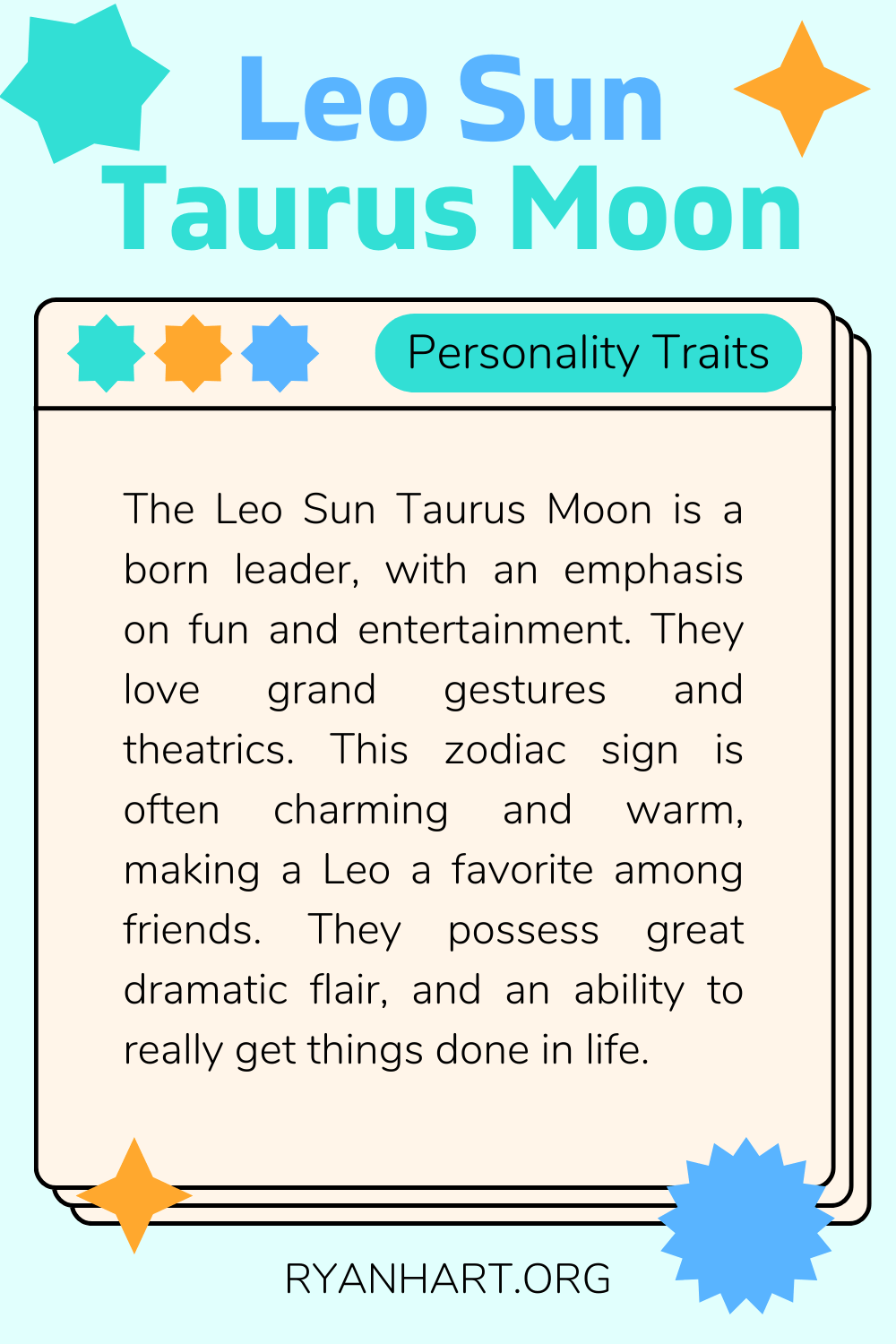  Leo Sun Taurus Moon Personality Sifa