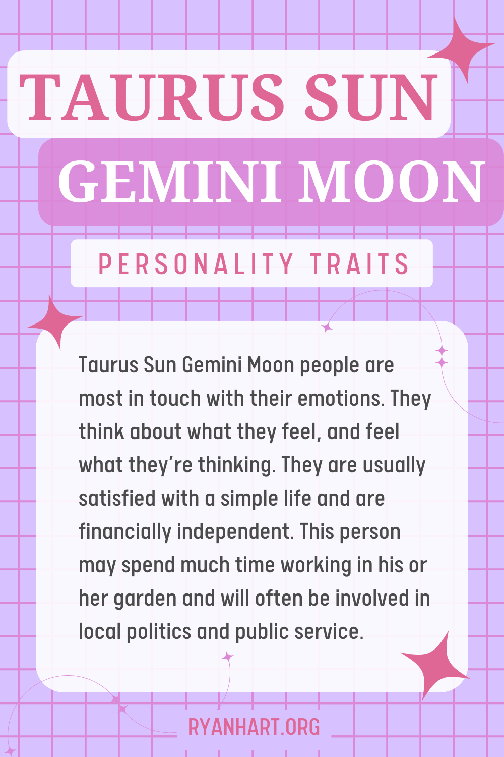  Taurus Sun Gemini Moon Persoanlikheidstrekken