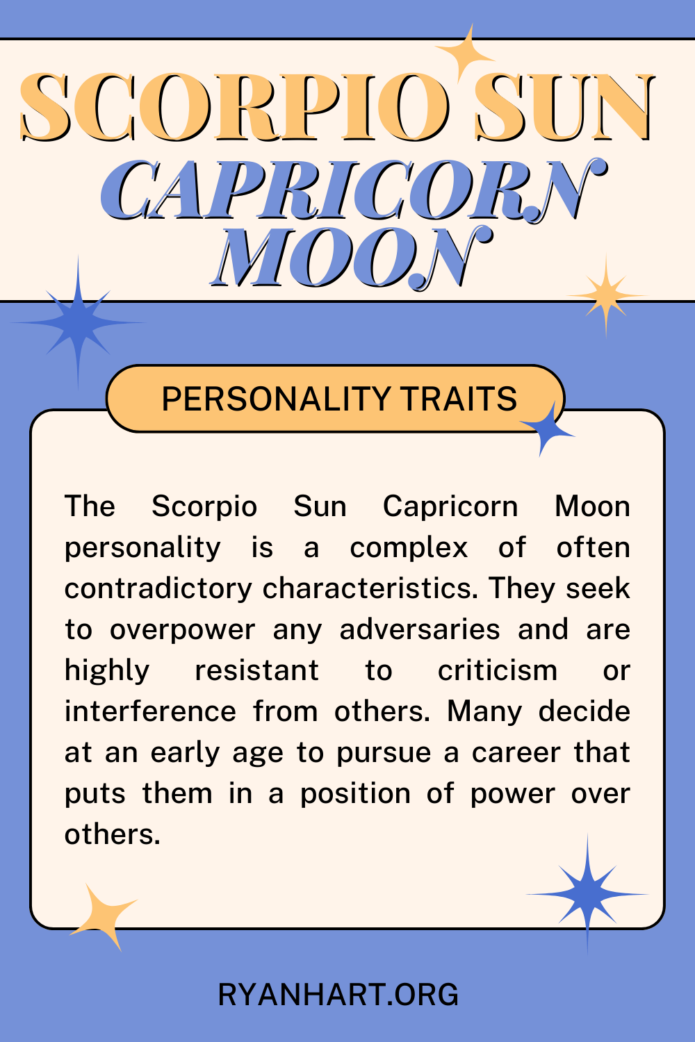  Scorpio Sun Capricorn Moon Personality Sifa