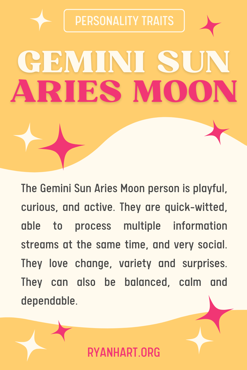  Gemini Sun Aries Bulan Kapribadian Tret