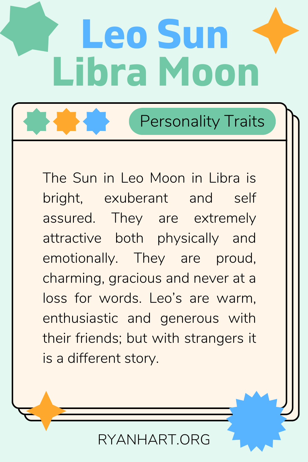  Leo Sun Libra Bulan Kapribadian Tret