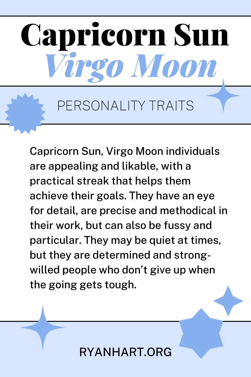  Tabia za Tabia za Capricorn Sun Virgo Moon