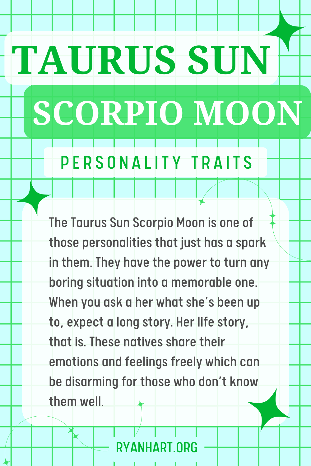  Taurus Sun Scorpio Moon Personlighetstrekk