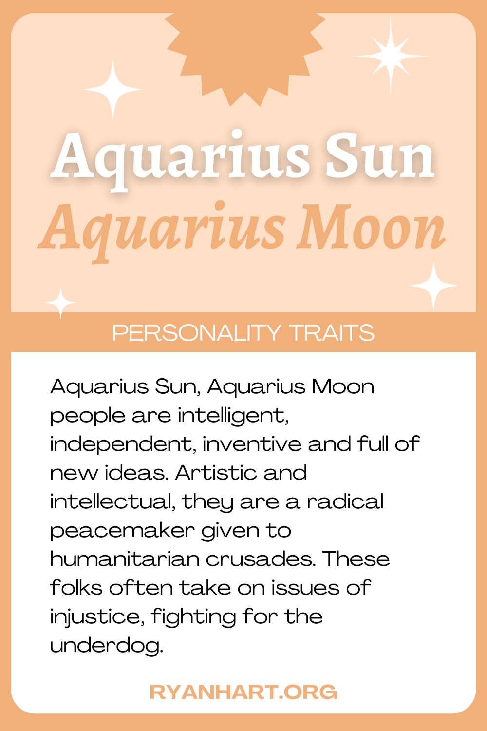  Aquarius Sun Aquarius Moon ລັກສະນະຂອງບຸກຄະລິກກະພາບ