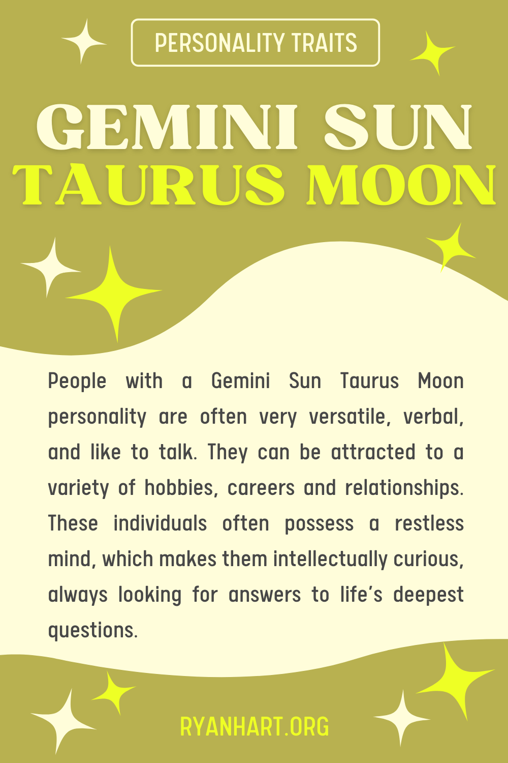  Gemini Sun Taurus Moon លក្ខណៈបុគ្គលិកលក្ខណៈ