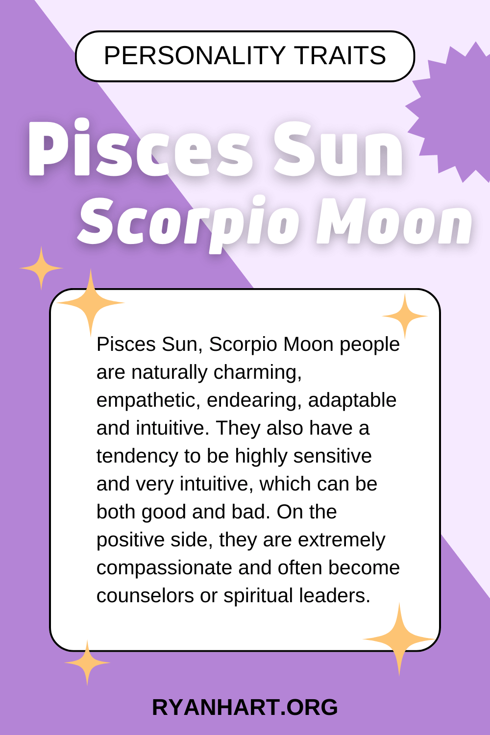  Pisces Sun Scorpio Moon Persoanlikheidstrekken