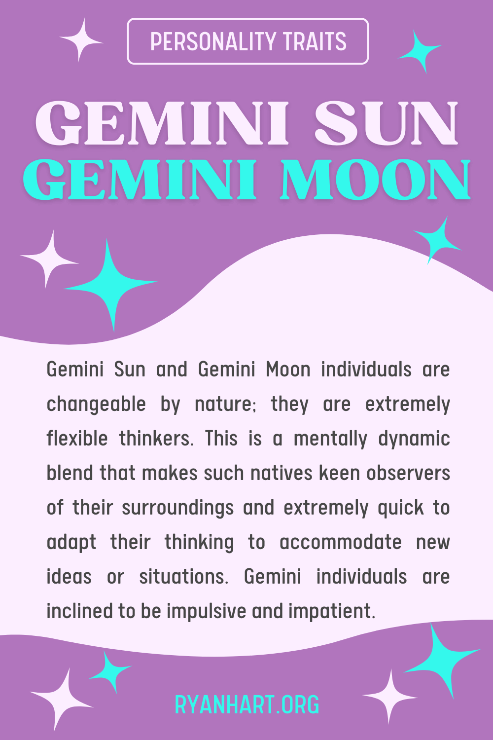  Gemini Sun Gemini Moon Persoonallisuuspiirteet