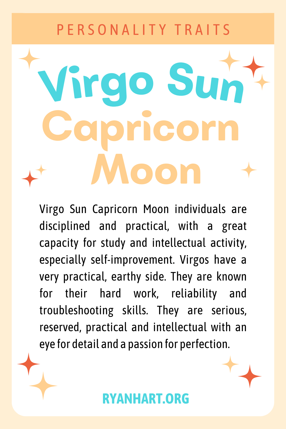  Virgo Sun Capricorn Bulan Kapribadian Tret