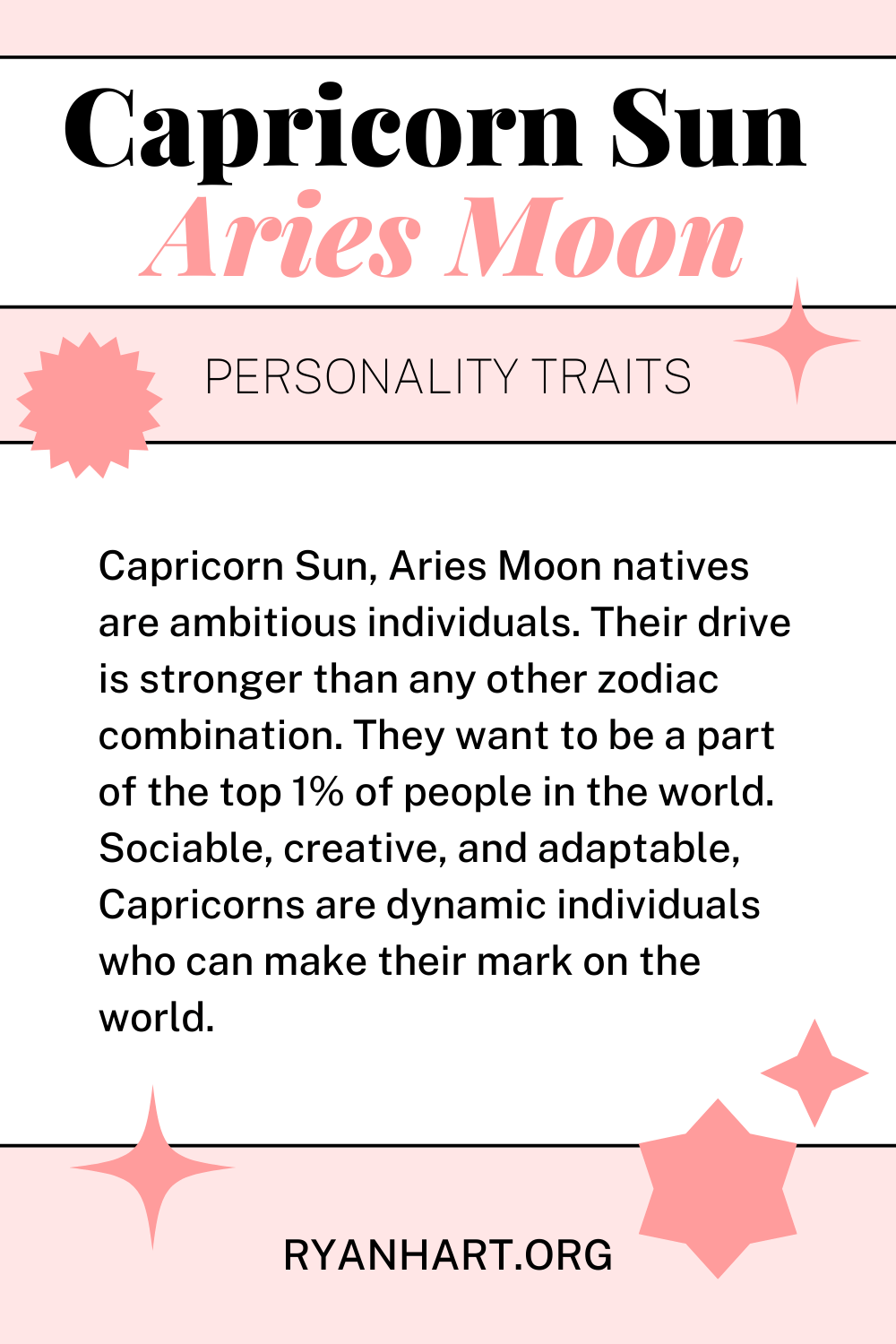  Capricorn Soare Berbec Luna Berbec trăsături de personalitate