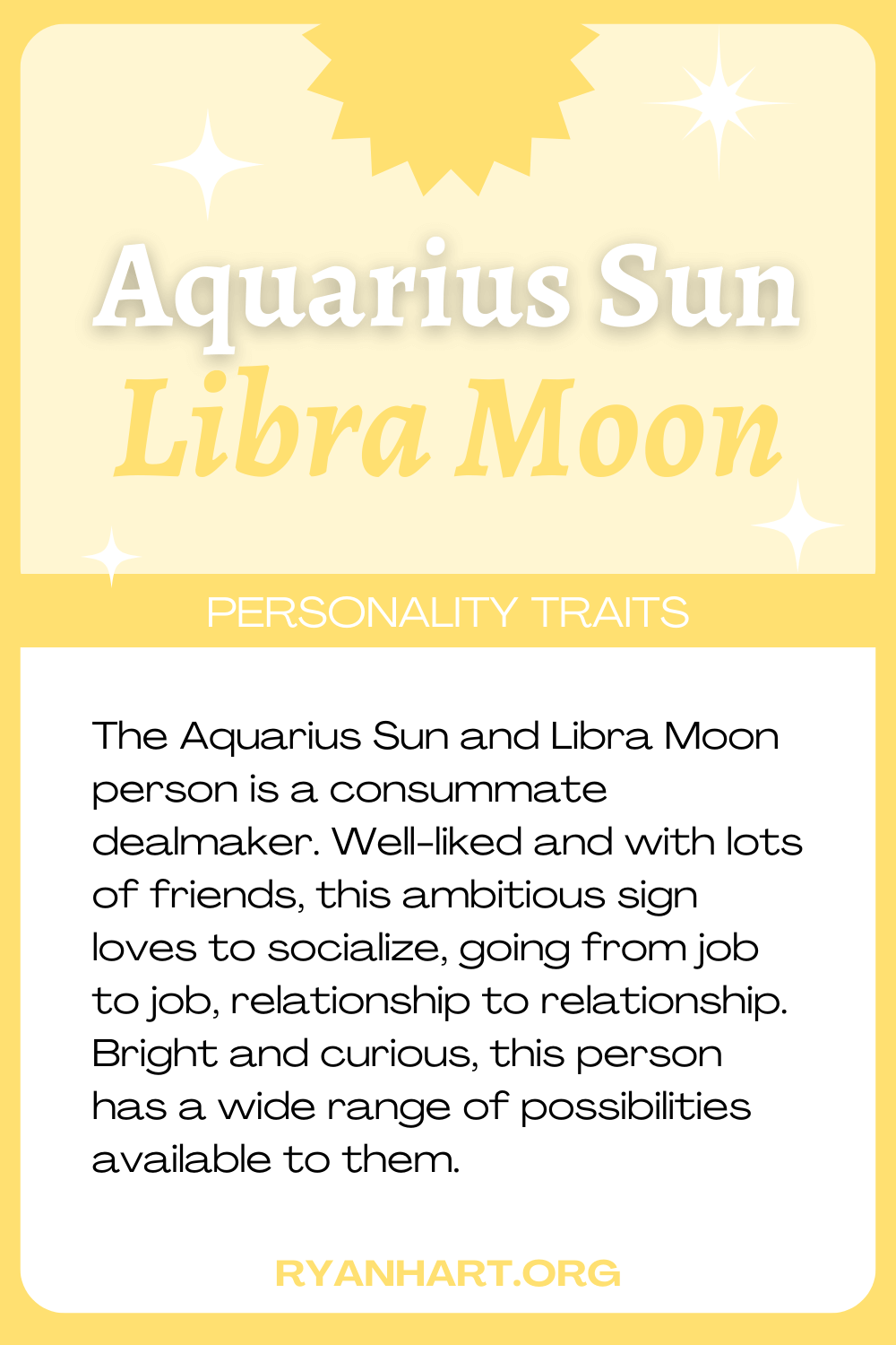  Mga Katangian ng Pagkatao ng Aquarius Sun Libra Moon