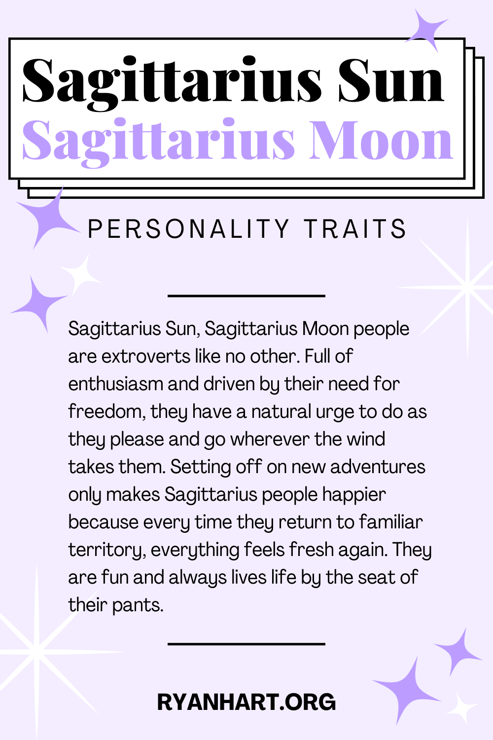 ລັກສະນະຂອງ Sagittarius Sun Sagittarius Moon