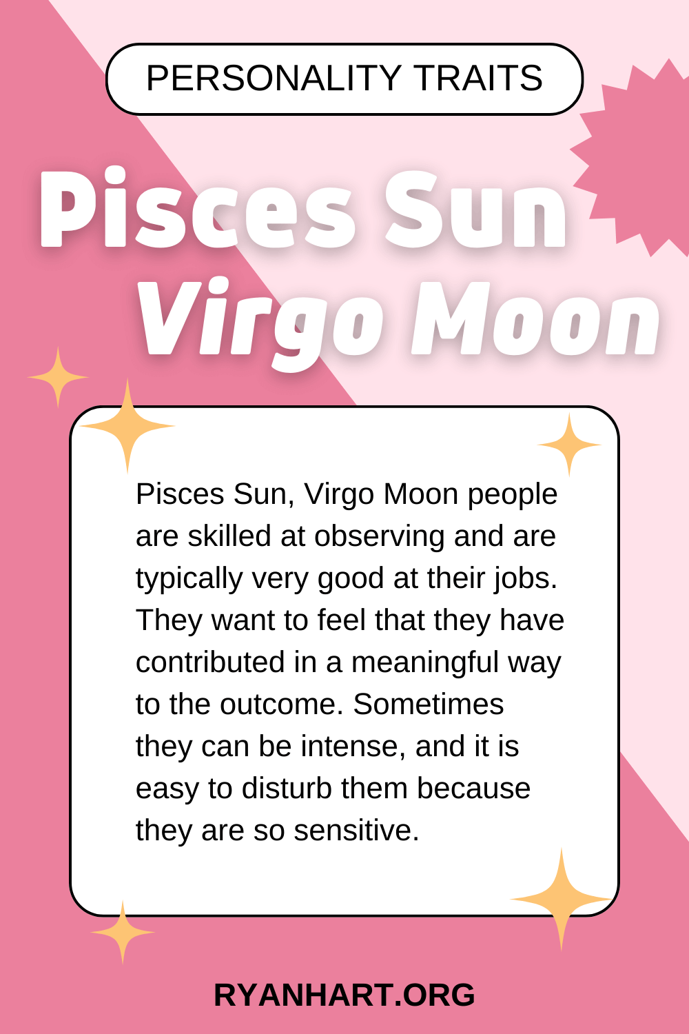  បុគ្គលិកលក្ខណៈ Pisces Sun Virgo Moon