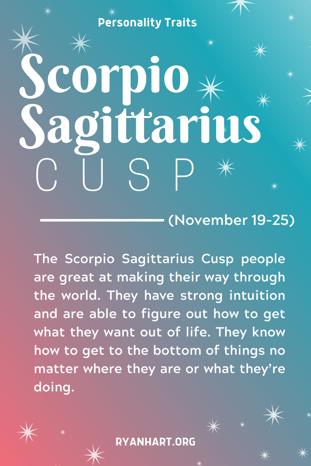  Scorpio Sagittarius Cusp Kapribadian Tret