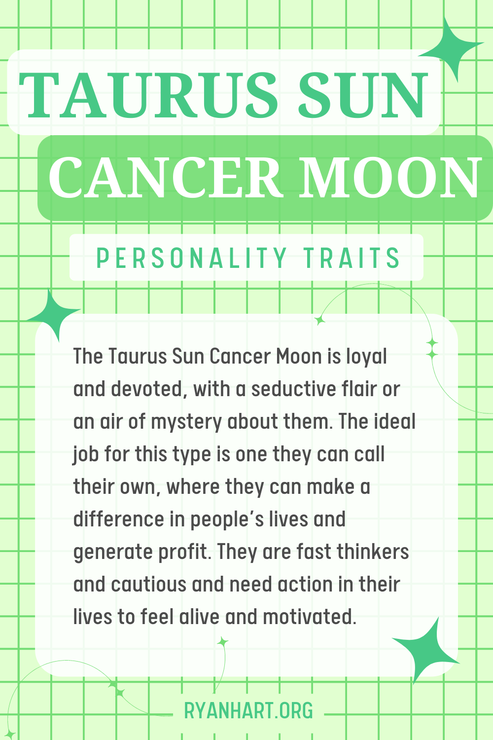  Taurus Sun Cancer Moon លក្ខណៈបុគ្គលិកលក្ខណៈ